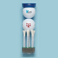 Wilson "Ultra" Golf Ball Tube w/ 2 Golf Balls & Six 3 1/4" Tees